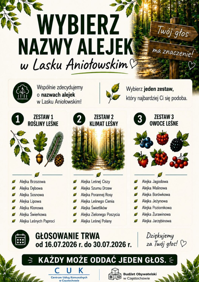 plakat informacyjny - ankieta